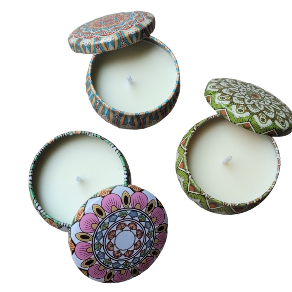 Three small candles